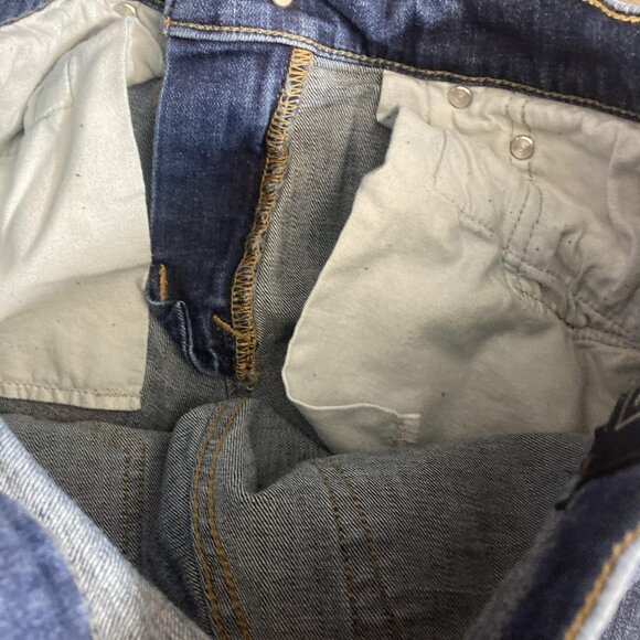 Abercrombie & Fitch Kennan Straight Jeans Mens 28x30 Dark Blue Stretch Denim - Picture 14 of 16